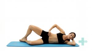 Clam shell exercise